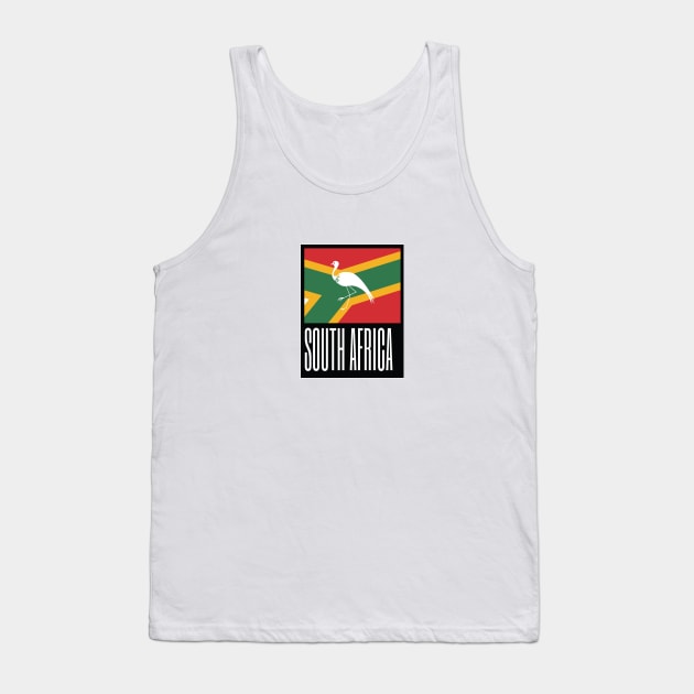 South Africa Country Symbols Tank Top by kindacoolbutnotreally